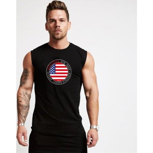 Brand Gym Clothing Workout Sleeveless Shirt Bodybuilding Stringer Tank Top Fitness Men Sportwear Muscle Vests Men Tanktop