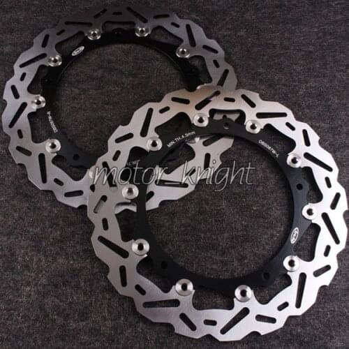 Black Front Motorcycle Brake Discs for BMW 2009-2014 S1000RR ABS / 09-14 S1000RR / 13+ S1000R Black