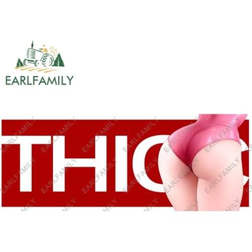 EARLFAMILY 13cm x 5cm for Ecchi Sexy Car Stickers Motorcycle Decal Vinyl Car Accessoires Campervan Laptop Funny Scratch-Proof