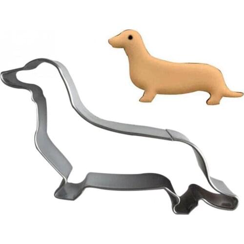 10pcs Dachshund Dog Cookie Cutter, Real Dachshund Shape cutter mold