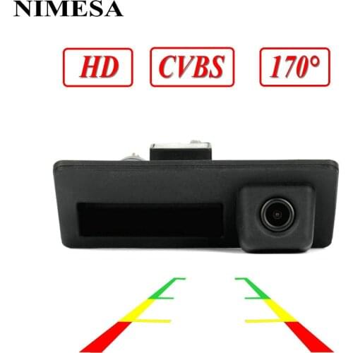 Ultra HD Trunk Switch Camera RCD330 RCD360 Trunk Handle Rear Camera For VW Passat B6 B7 Tiguan Golf 5 6 Jetta Touareg Sharan