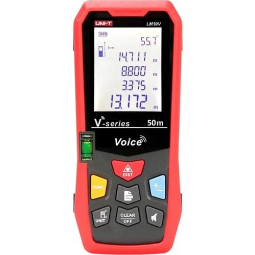 UNI-T Laser Rangefinder 50m 70m 100m Handheld Distance Meter With Voice Broadcast Rangefinder Laser Range finder Level Measure