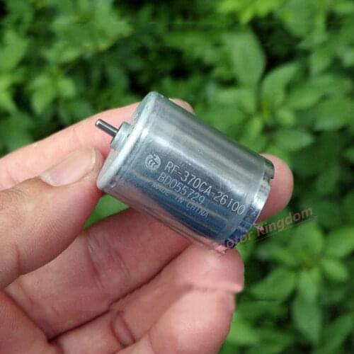 MABUCHI RF-370CA-26100 DC 3V-6V 10000RPM High Speed Large Torque Precious Metal Brush Motor Mini 24mm Mute Motor 2mm shaft