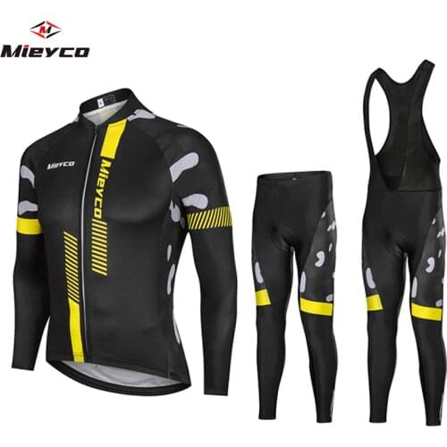 Mieyco Retro Cycling Jjersey Mountain Bike Pants Motocross Jersey Bmx Specialized Mtb Long Sleeve Man Go Pro Vtt Cycling Clothes