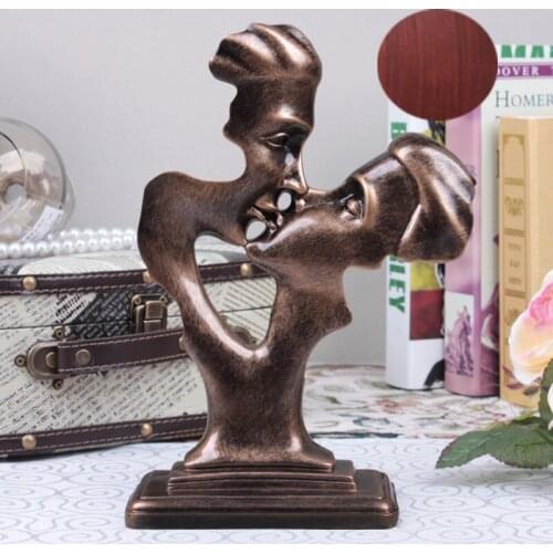 New Hot Decorative Resin Abstract Carving Statue Sculpture Hand Carved Figurine DIY Home Decorations Creative Gifts Presents