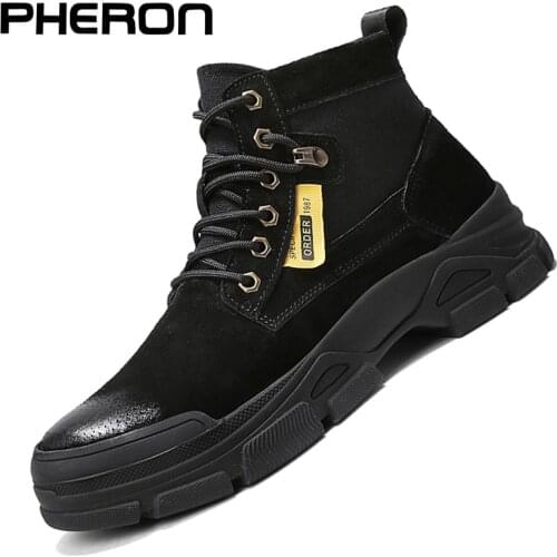 PHERON Men's Motorcycle Boots