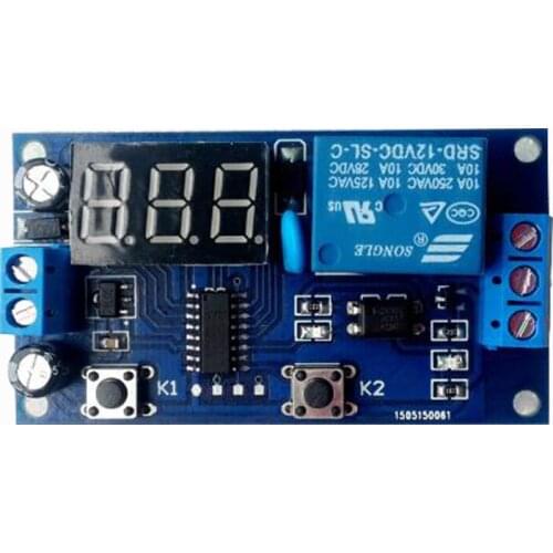Power-on delay disconnect relay DC5V/12V, time adjustable delay module