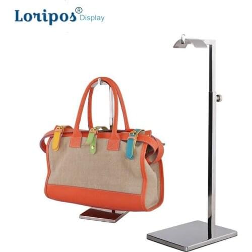 Gold Bag Shelf Women Man HandBag Rack Bag Display Stand Desk Leather Handbag Display Rack Metal Bag Hanging Hook Organizer Rack