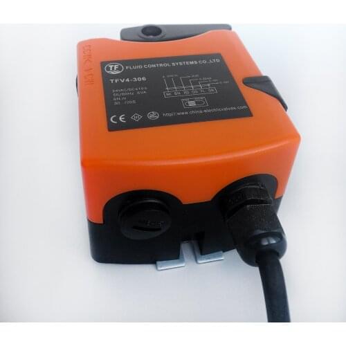 TFV4-306 AC/DC24V 0-10V/4-20mA Proportional Valve Actuator Modulating Valve Actuator 6Nm Mixing Valve Actuator