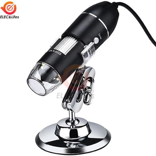 Precision 1600X/1000X/500X Mega Pixels 8 LED Digital USB Microscope Microscopio Magnifier Electronic Stereo USB Endoscope Camera