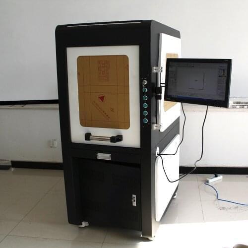 Cover Type 20W 30W Fiber Laser Marking Machine ROBOTEC Laser Max Raycus Metal Engraving Machine