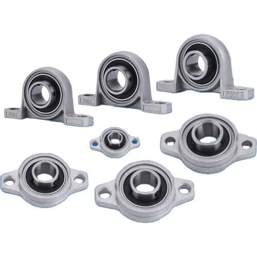 1PCS Zinc Alloy Mounted Supporst Bearings Kp/Kfl Shaft Pillow Block Housing Bore Ball Bearings Power Transmission Hardware Parts