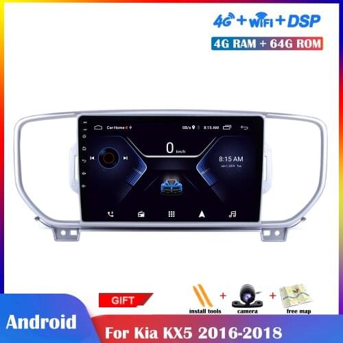 10.1 Inch Android Multimedia Player For Kia KX5 2016-2018 Car Screen Radio Stereo Wifi IPS GPS Navigation DSP