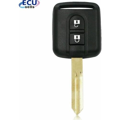 2 Buttons Replacement Car key Shell FOB For Nissan Qashqai Navara Micra NV200 Patrol Y61 2002-2016