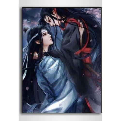 5d Diy Diamond Painting Mo Dao Zu Shi Figure Wei Wuxian Anime Cross Stitch 3D Diamond Mosaic Full Square Drill Resin Home Decor