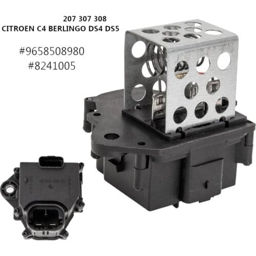 9658508980 Heater Cooling Blower Motor Resistor for Peugeot 207 307 308 2006-2013 for Citroen 2004-2010 8241005