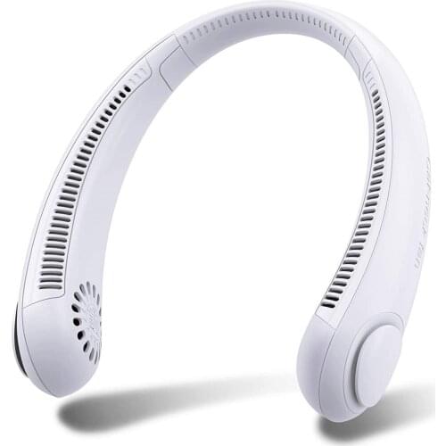 Mini Bladeless Fan Neck Fan USB Rechargeable Fan Portable Silent Sports Fans for Home Outdoor Ventilador Portatil Abanicos