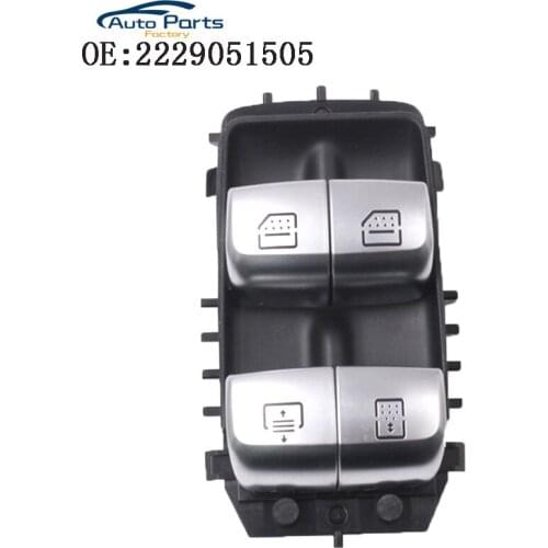 Black Color New Master Power Window Switch For Mercedes Benz 14-16 S550 S600 S63 Rear Right A2229051505 2229051505