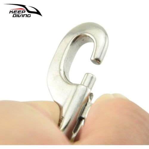 KEEP DIVING 316 Stainless Steel Scuba Diving Double Ended Hook BCD Chioce Snap Bolt kit Quick Draw