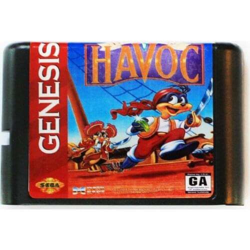 High Seas Havoc 16 bit MD Game Card For Sega Mega Drive For SEGA Genesis