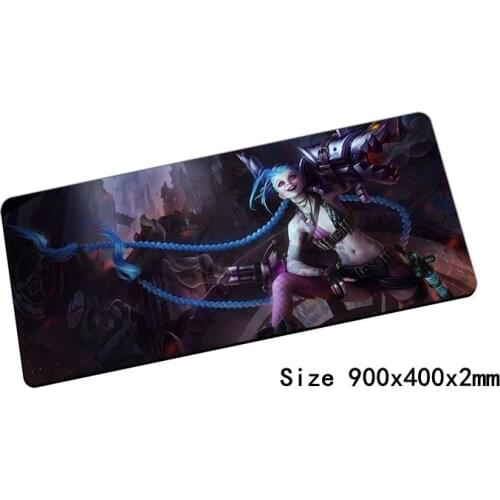 Jinx mouse pad 900x400x2mm pad mouse lol notbook computer mousepad Jinx gaming padmouse gamer keyboard mouse mats