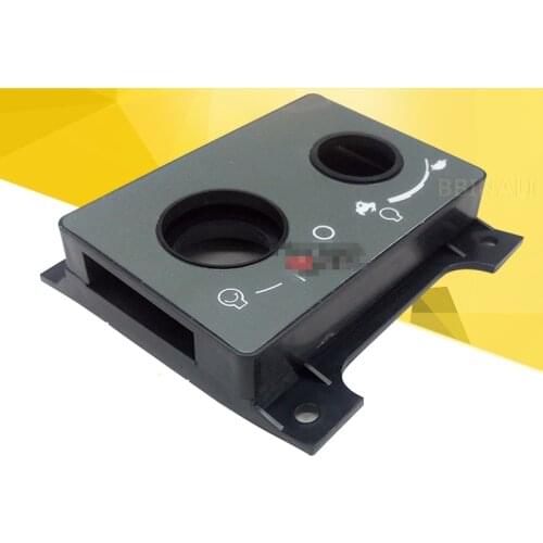 For CATERPILLAR CAT 312/320/330/345C Ignition switch cover plate Door lock cover plate throttle knob cover Excavator accessories