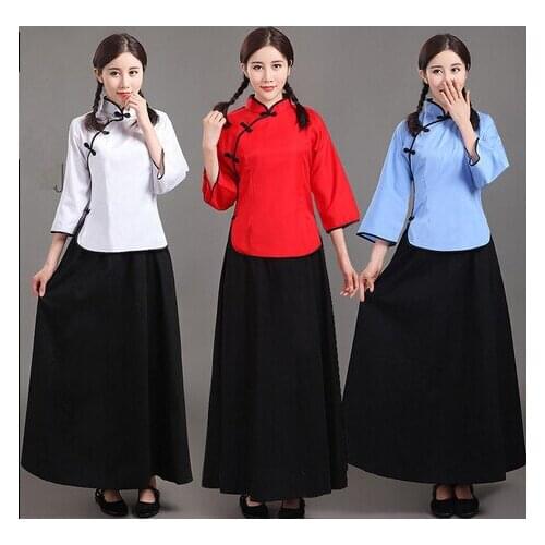 2016 Hot the Republic of China students loaded five four young women wear uniforms uniforms graduation suit to rent photography