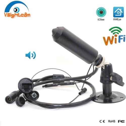 IMX307 Mini Bullet WIFI Camera HD 1080P H.265 Mini Wireless IP Camera Onvif P2P Network CCTV Surveillance for Industry Equipment
