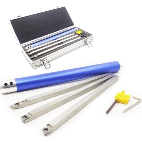 Woodturning Kit Carbide Cuts 304 Stainless Steel Square Bar 10x10mm Aluminum Handle Turning For Woodworking lathe