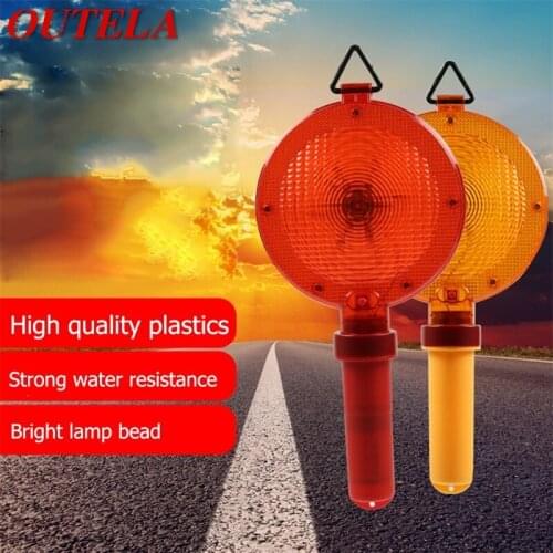 OUTELA Indicator Lights LED Safety Handheld Warning Light For Road Barricade Flashing Lighting