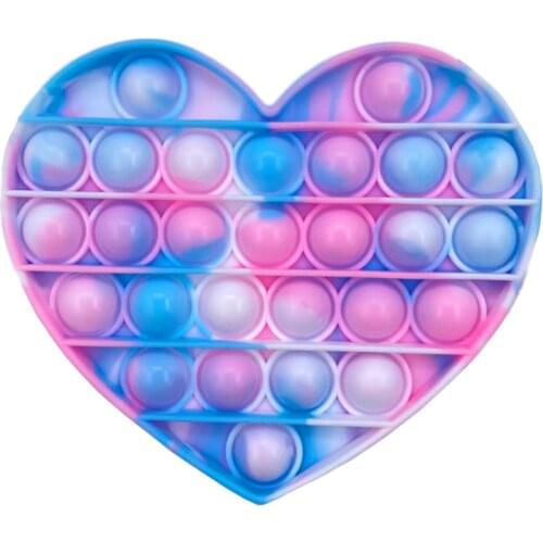 Push Bubble Sensory Pop It Fidget Toy Box Squishy Figet Stress Reliever Toys Adult Child Funny Anti Stress Popit Reliver Poppit