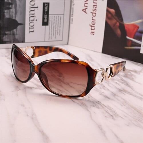 Rockjoy Small Sunglasses Women Narrow Sun Glasses for Female Leopard Brown Shades Ladies Vintage Style Anti Reflection UV400