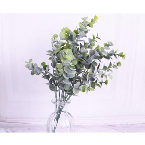 Nordic wind Artificial plant Eucalyptus leaves fake leaf bouquet DIY furnishings Scene layout home decoration Accessories a1630