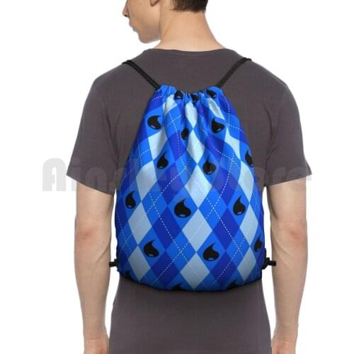 Water Energy Backpack Drawstring Bags Gym Bag Waterproof Tcg Games Video Games Pocket Monsters Nintendo Game Freak