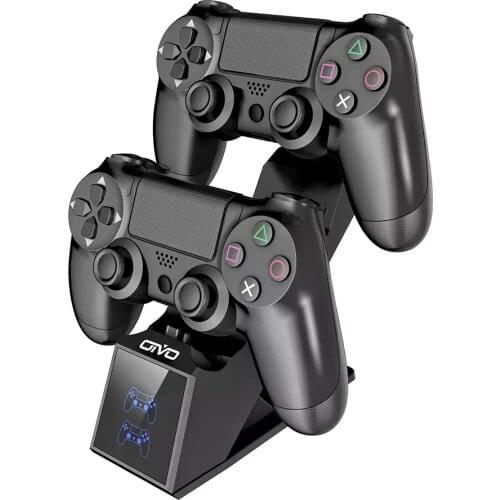 OIVO PS4 Controller Charging Dock Station 5V/1A Dual Charger Stand with Indicator Screen for Play Station 4/Slim/Pro controller