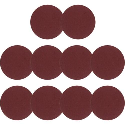 Utoolmart 1/2/5/10/20/50pcs 150mm Flocking Disc Sandpaper Alumina Flocking Wood Sanding Deburring Grit 60~7000 Coated Abrasives