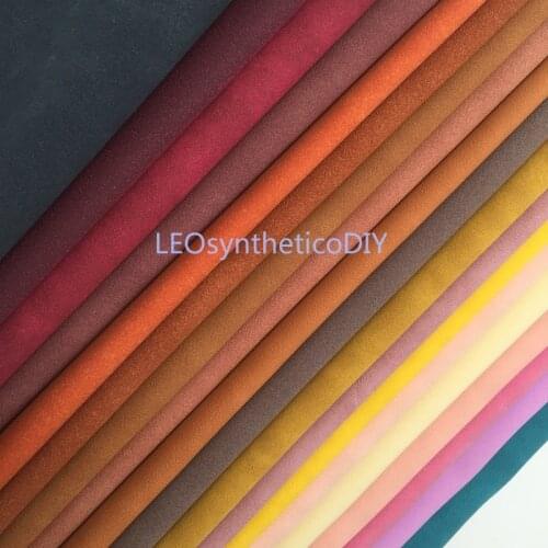 1PC 21X29CM Two Tones Suded Synthetic Leather Fabric Leather Sheets, PU Leather For Making Bows LEOsyntheticoDIY T232