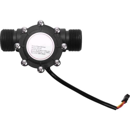 1Pcs Water Flow Sensor DN25 DC3.5-24V 1 Inch 2-100L/Min Hall Flowmeter Heat Pump Water Heater Flow Meter Switch Counter