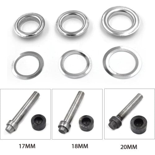50 sets) 17mm-20mm Inner diameter Metal hole Clothing & Accessorie Eyelets Rings Rivets Snaps Eyelet installa tools