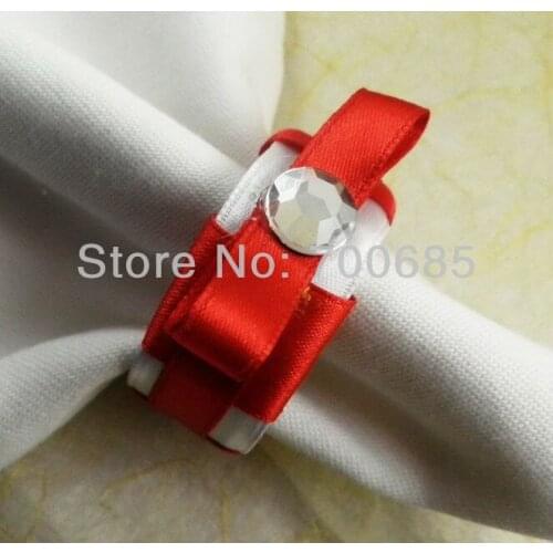 Beaded wedding napkin ring, napkin holder, decoration napkin ring