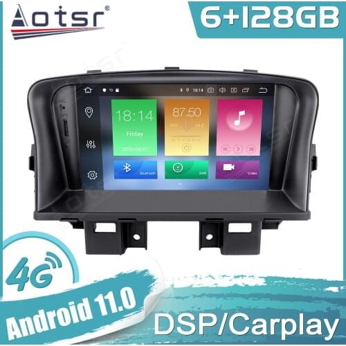 For Chevrolet Cruze 2008 - 2012 Android 10.0 4+64GB Car GPS Navigatio Auto Stereo HD Multimedia Radio no DVD Player Headunit DSP
