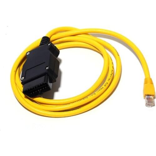 Beyisi for BMW F-series ICOM OBD2 Coding Diagnostic Cable Ethernet to ESYS ENET Data OBDII Coding Hidden Data Tool without CD