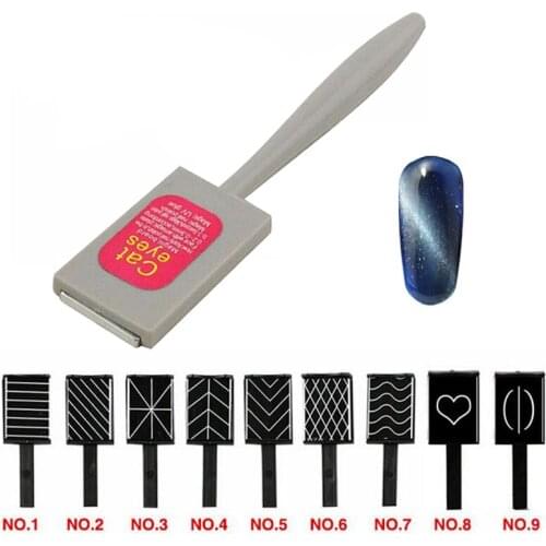 MEIKSAY 3D Effect Magnet Cat Eye Point Glue Pen Magnetic Soak Off UV LED Gel Polish Magnet Stick 9 Type For Chosen