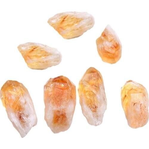 20/100g Natural Brazil Citrine Ore Crystal Repair Rock Mineral Specimen Collection Home Decoration And DIY Gifts Fish Tank Stone
