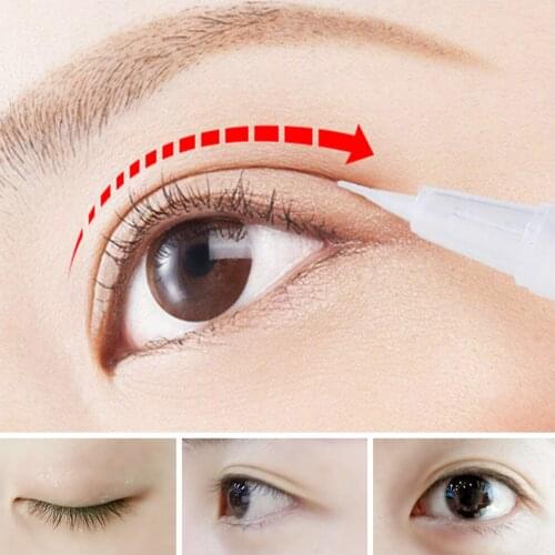 Invisible Double Eyelids Glue Professional Big Eye Transparent Eyelid Super Stretch Fold Lift Eyes Styling Valentines Day Gift