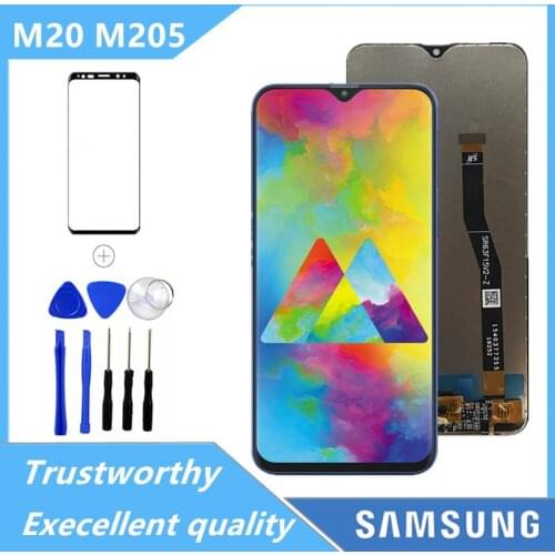 SAMSUNG Galaxy M20 2019 SM-M205 M205F LCD Display Touch Screen Digitizer Assembly replacement parts