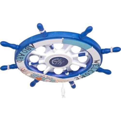 Ocean Boat Rudder Girls Boys Ceiling Light Lamp Children Room Ceiling Light For Kids Room Bedroom Nursery Led Lighting WF1020