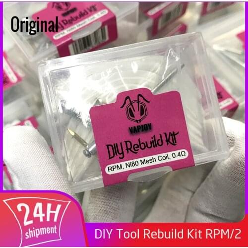 2Box VAPJOY DIY Tool Rebuild Kit RPM 2 RBA Mesh Coil Head Evaporator Resistor Vape Heater Resistance Core for NORD4 Scar P3 P5