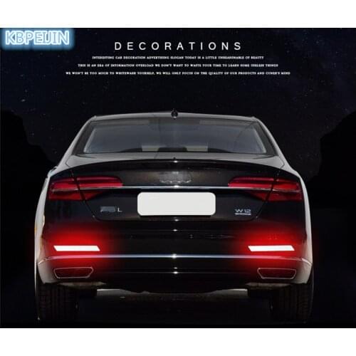 2Pcs Car bumper/Wheel Rim Eyebrow Reflective Strip Stickers for Lada kalina granta priora niva largus samara Car Styling