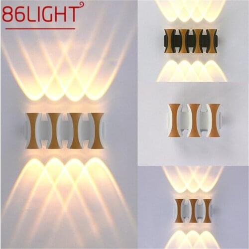 86LIGHT New Outdoor Wall Light Contemporary Creative LED Sconces Lamp Waterproof Decorative For Home Porch Villa